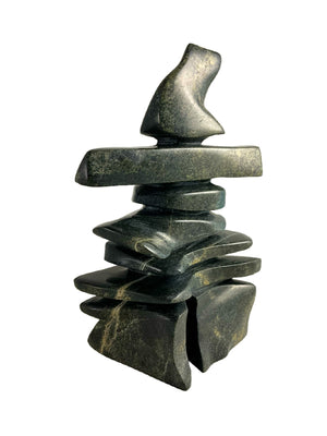 Inukshuk by Isaaq Ohotaq