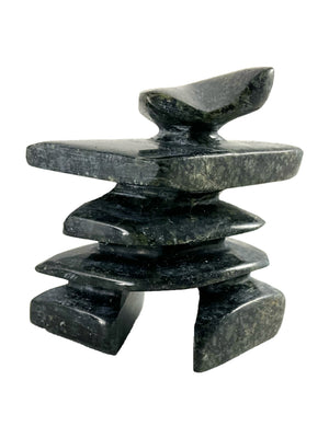 Inukshuk By Isaaq Ohotaq