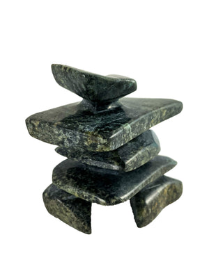 Inukshuk By Isaaq Ohotaq