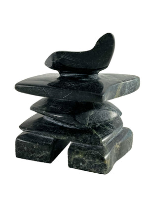 Inukshuk By Isaaq Ohotaq