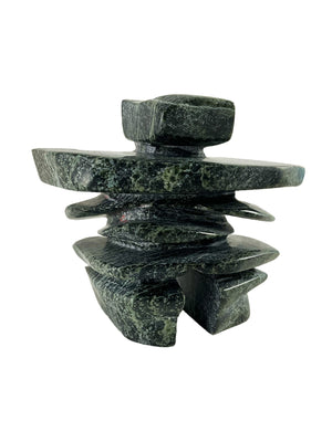 Inukshuk By Isaaq Ohotaq