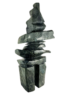 Large Inukshuk by Isaaq Ohotaq