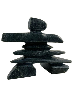 Inukshuk By Isaaq Ohotaq