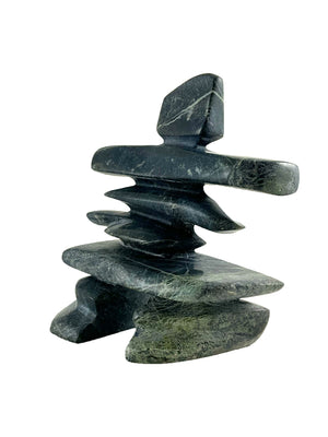 Inukshuk By Isaaq Ohotaq