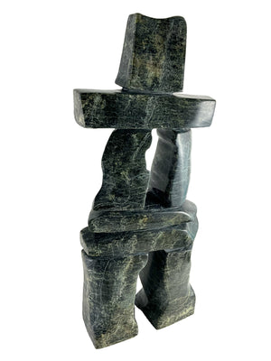 Large Inukshuk by Isaaq Ohotaq