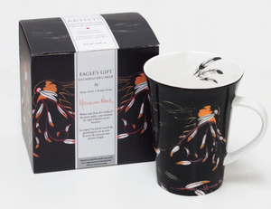 3 tasses Kenojuak Ashevak Tasse en porcelaine Bouquet de hibou 